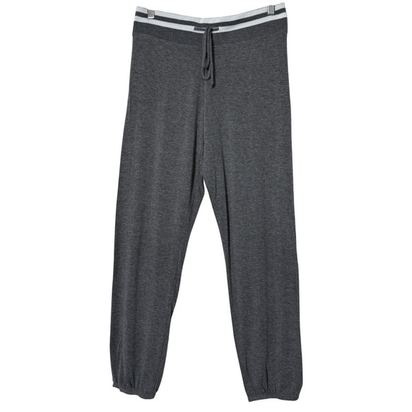 LNA Jogger Pants M Gray Lounge Soft Knit USA-Made - Picture 2 of 6